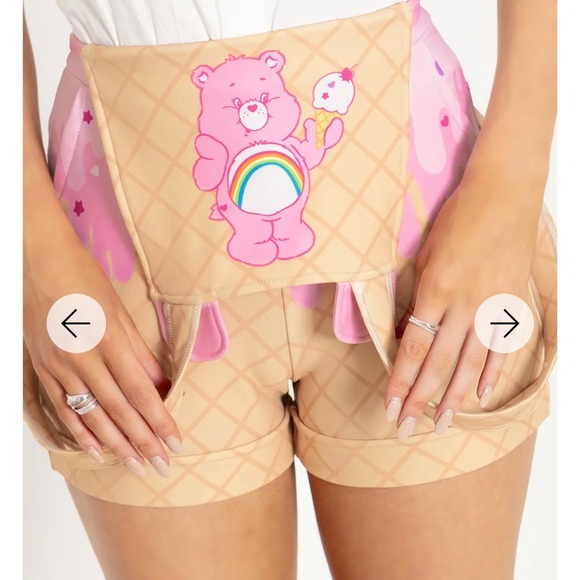 CHEER BEAR ICE CREAM SHORT EARVERALLS XS NWOT BLACKMILK BM BLACK MILK BEAR - Picture 4 of 9